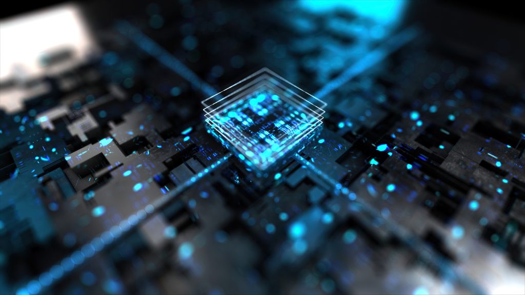 A close up of a computer.