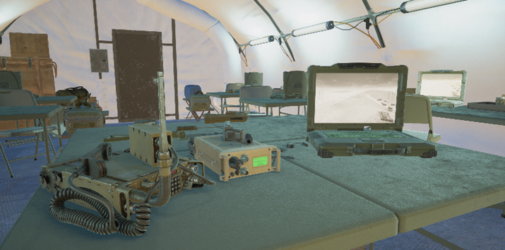 Military defence training equipment.