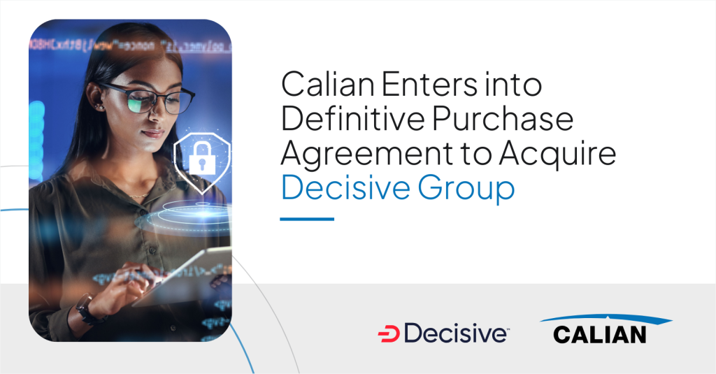 Calian® Enters Into Definitive Purchase Agreement To Acquire Decisive ...