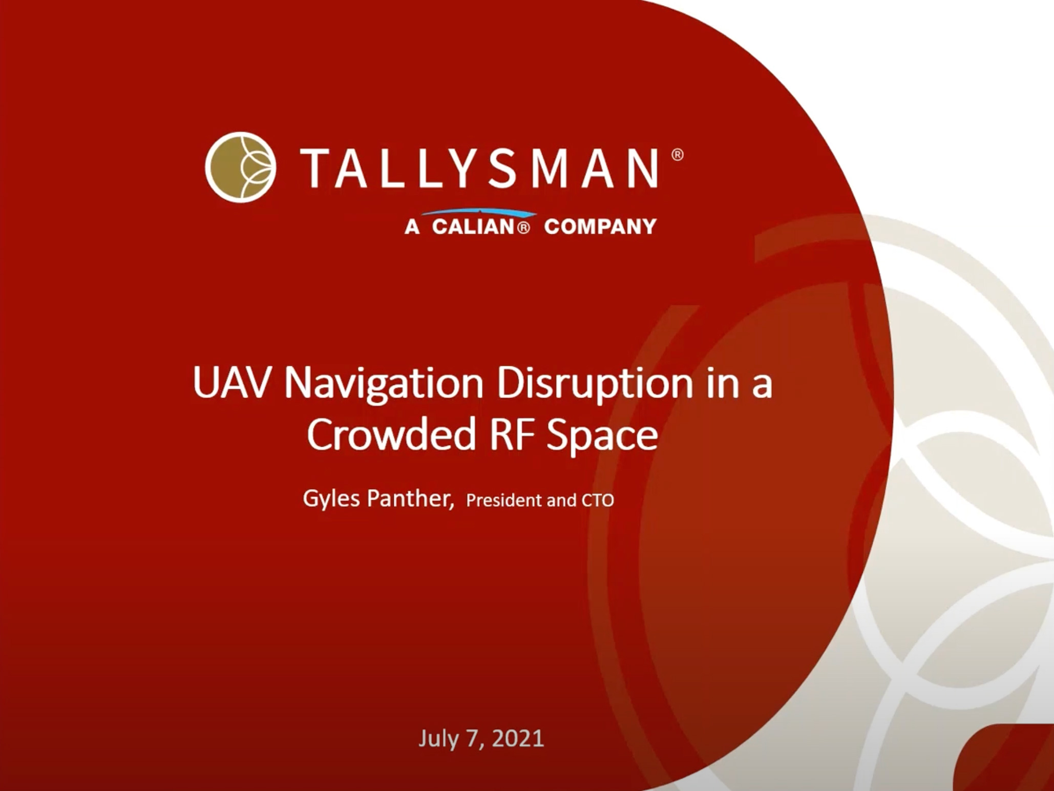 The Potential for UAV Navigation Disruption in Today’s Congested RF ...