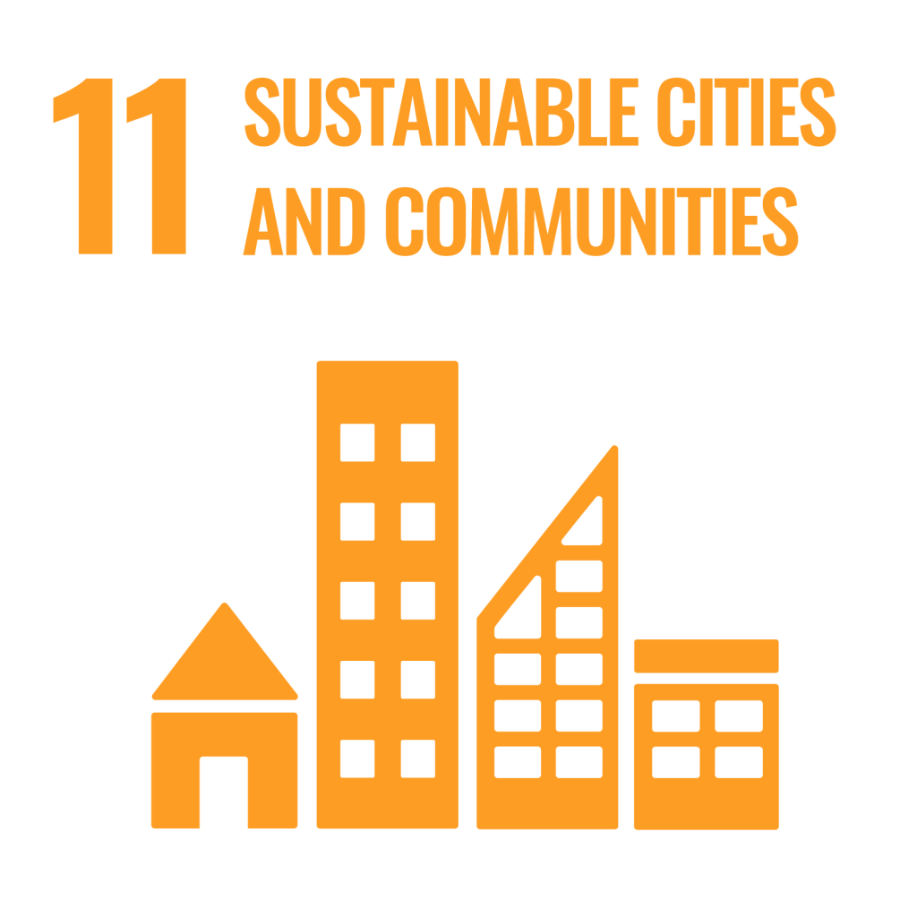 11 sustainable cities and communities.