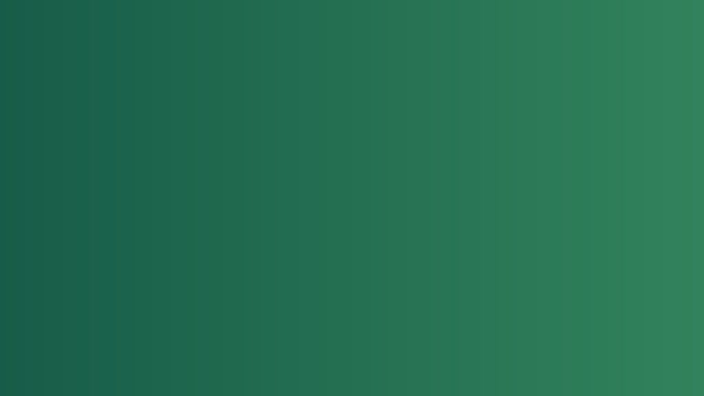 A gradient background transitioning from dark green to light green horizontally.