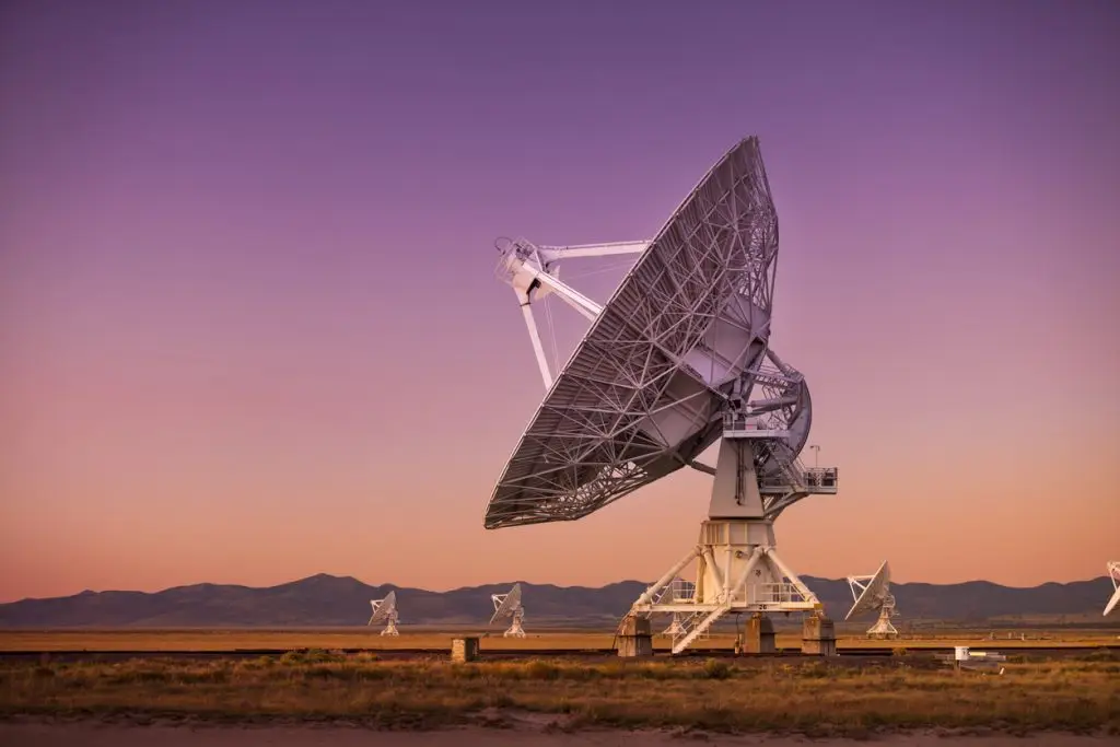 Antennes paraboliques du radiotélescope Very Large Array près de Socorro, Nouveau Mexique