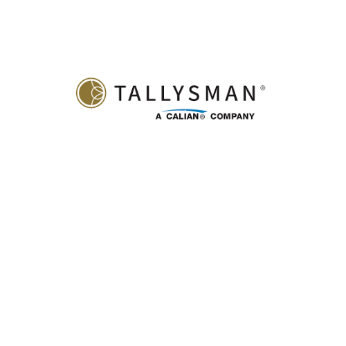Tallysman logo with a gold and white emblem and the text "TALLYSMAN A Calian Company" on a white background.