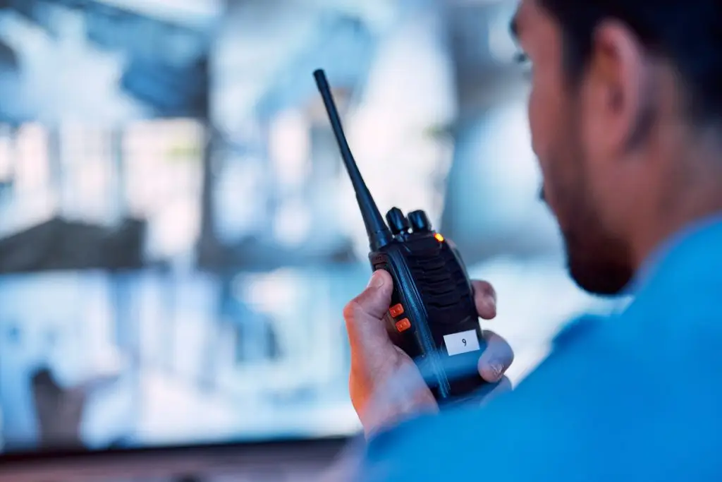 Security guard using iBeacons Positioning Tracking